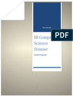 IB Computer Science Dossier: Grade Program