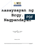 History of Brgy. Nagpandayan