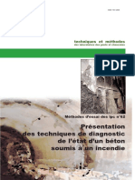 15555146 Presentation Des Techniques de Diagnostic de l Etat d Un Beton Soumis a Un Incendie