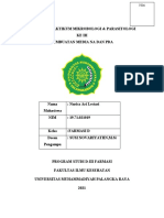 Laporan Praktikum Mikrobologi Ke III Nurisa Ari Lestari 19.71.021019