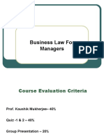 Business Law For Managers