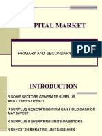 Capital Market: Primary and Secondary Market