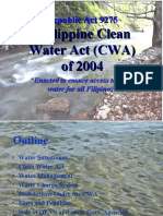 Philippine Clean Water Act (CWA) of 2004