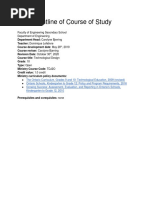 Outline of Course of Study - Tdj2o - Summer 2021 0