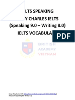 Ielts Vocabulary - thầy Charles Ielts