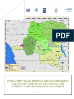 Democratic Republic of Congo Programme Phare - Autonomisation Economique Des Femmes Rurales Par Une Agriculture Resiliente Aux Changements Climatiques