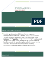PSA (Prostate Specific Antigen)
