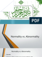 Normality Vs Abnormality