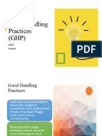 Good Handling Practices (GHP)