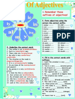 Remember These Suffixes of Adjectives!