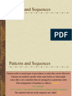 1 2 Patterns Sequences