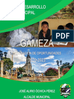 Plan de Desarrollo de Gámeza 2020-2023