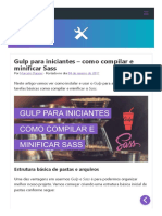 Gulp para iniciantes - como compilar e minificar Sass - DevHeroes