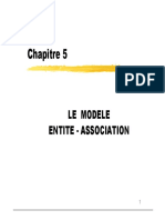 Chapitre 5 Le Modele Entite - Association