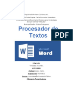 Primera Parte Modulo Iii Informe Manejo Del Procesador de Textos