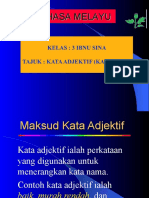 Kata Adjektif Nota Latihan