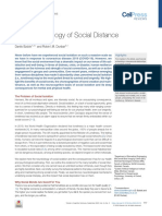 Neurobiologia de La Distancia Social