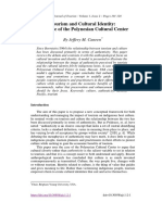 Tourism and Cultural Identity: The Case of The Polynesian Cultural Center