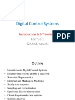 Digital Control Systems: Introduction & Z-Transform