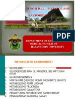 Struktur, Fungsi Dan Metabolisme Karbohidrat: Department of Biochemistryy Medical Faculti of Hasanuddin University