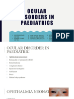 Ocular Disorder in Paediatrics