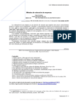 Metodos de Valoracion de Empresas Pablo Fernandez 26oct2020 SSRN Id1267987