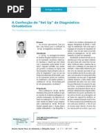 A Confecção do “Set Up” de Diagnóstico Ortodôntico 148