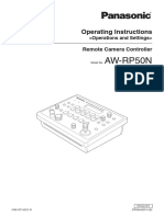 AW-RP50N: Operating Instructions