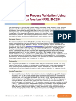 Guidelines For Process Validation Using: Enterococcus Faecium NRRL B-2354