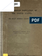 The Eruptive Population of the United States: A Study of the Diverse European Roots of White Americans