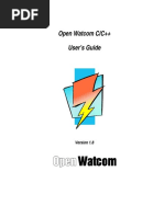 Open Watcom C/C++ User's Guide