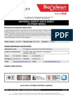 Material Safety Data Sheet (16 Point MSDS) : Disclaimer and Important Safety Notice