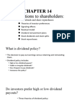 Distributions To Shareholders