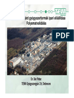 Szilárd És Félszilárd Gyógyszerformák Ipari Előállítása, Folyamatvalidálás