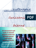 ĆWICZENIA BIERNE  KINEZYTERAPIA