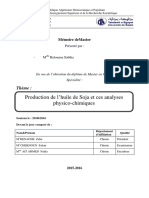 Production de l’Huile de Soja Et Ces Analyses Physico-chimiques (1)