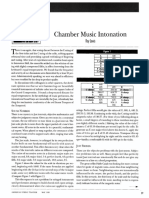 Lewis (1998) Chamber Music Intonation