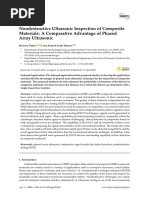 Nondestructive Ultrasonic Inspection of Composite Materials - a comparative advantage of phased array ultrasonic