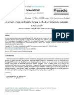 A review of non-destructive testing methods of composite materials