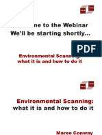 Environment Scanning
