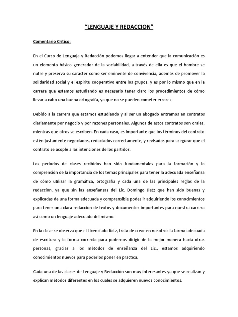 Curso de Redacción para Abogados | PDF | Cognición | Comunicación, image size:768x1024