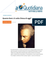 Quanto Kant c’è nella Chiesa di oggi?