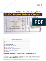 Overview: Brushless DC Motor Driver Circuit Using 555 IC