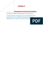 Pavement Management Levels and Functions