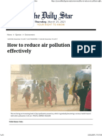 How To Reduce Air Pollution Effectively The Daily Star