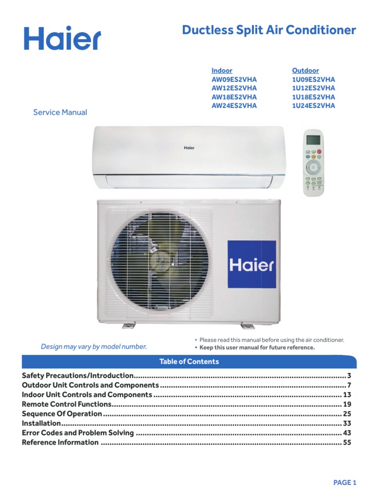 Haier air conditioner leaking water from bottom deals