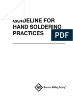 Guideline For Hand Soldering Practices