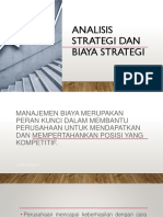 Analisis Strategi Manajemen Biaya