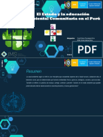 El Estado y La Educación Ambiental Comunitaria en El Perú