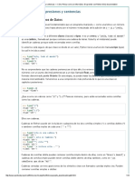 Variables, Expresiones y Sentencias: 2.1. Valores y Tipos de Datos